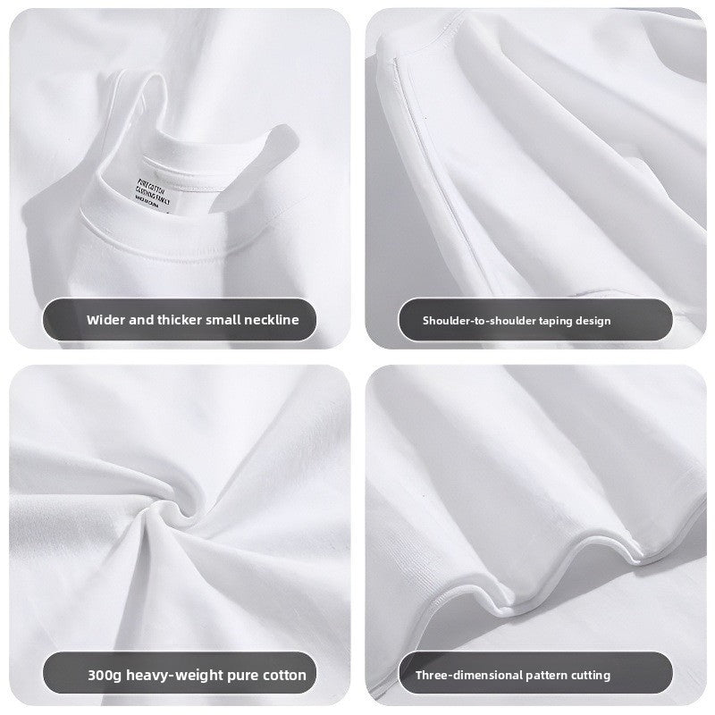 Heavyweight Cotton Short Sleeve T-Shirt for Men