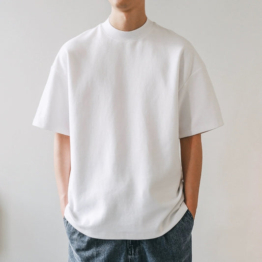 Heavyweight Cotton Short Sleeve T-Shirt for Men